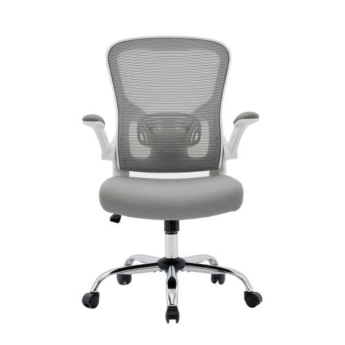 Breathable Mesh Adjustable Ergonomic Grey Office Swivel Chair