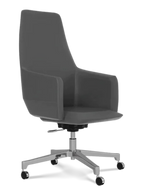 Curved Adjustable Height Office Chair