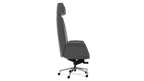 Genuine Leather Curved Office Chair