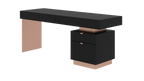 Office Desk with Storage Cabinet