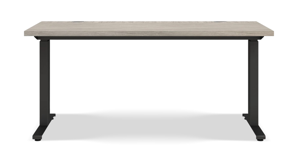 Simple Wooden Height Adjustable Desk