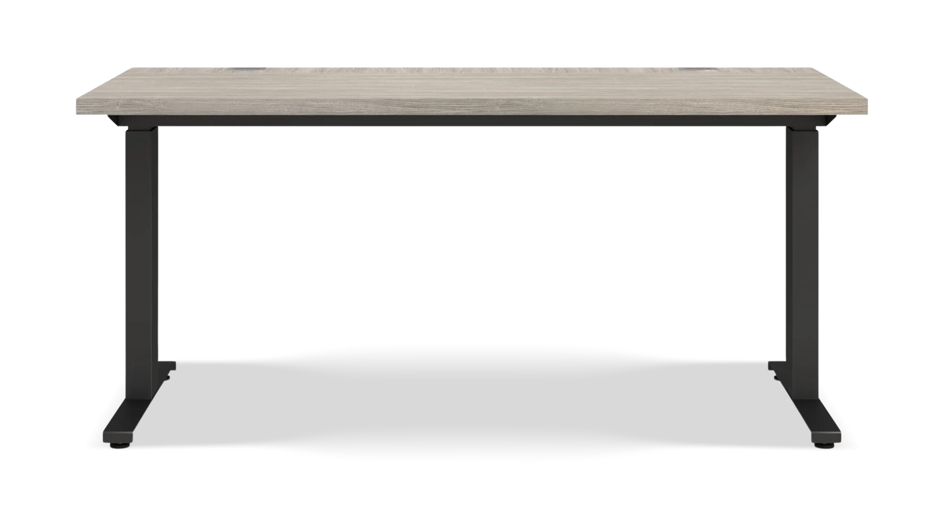 Simple Wooden Height Adjustable Desk