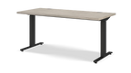 Simple Wooden Height Adjustable Desk