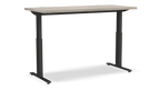 Simple Wooden Height Adjustable Desk