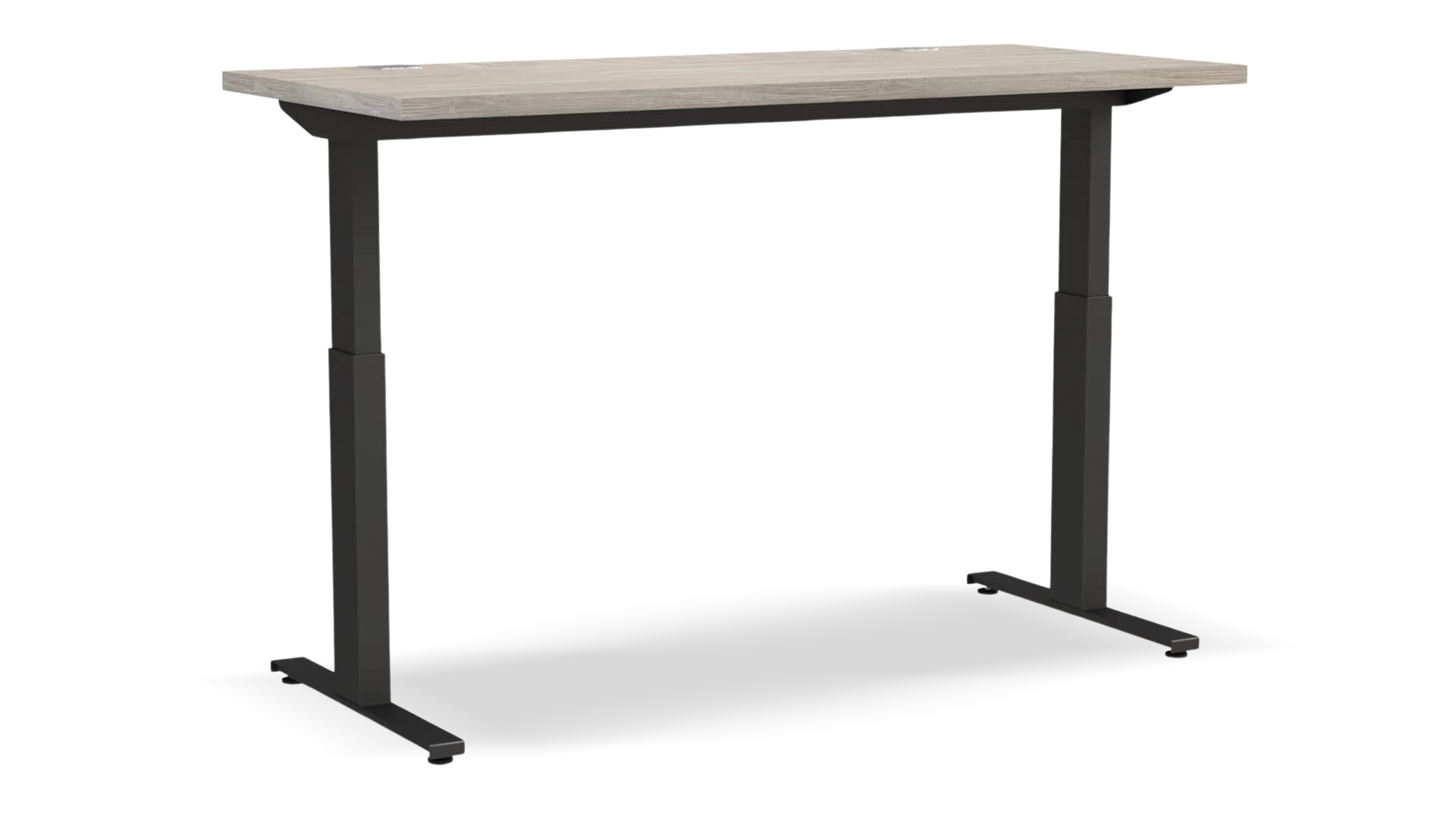 Simple Wooden Height Adjustable Desk