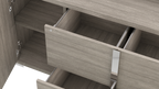 Wooden Bookcase for Office Documents Storage Cabinet